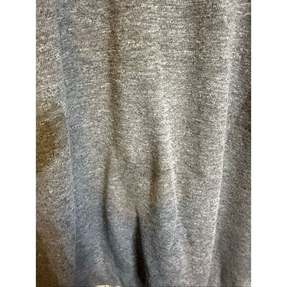 Monrow Women's Crew Neck Original Fleece Vintage Raglan Pullover Gray Medium - Picture 5 of 7